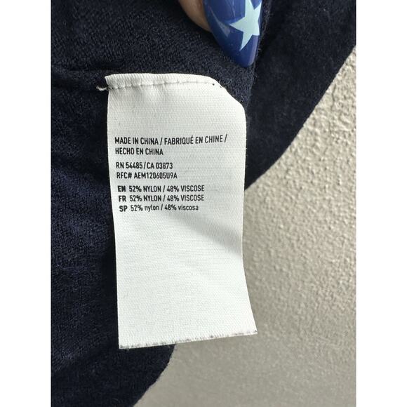 American Eagle Womens Shirt Size Small Blue Ahh-Mazingly Soft Long Sleeve - Picture 4 of 10